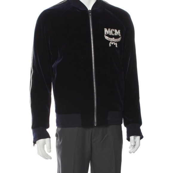 MCM Other - MCM  Souvenir Bomber Track Jacket ( UNISEX ) Logo Liner Size Small (EUC)